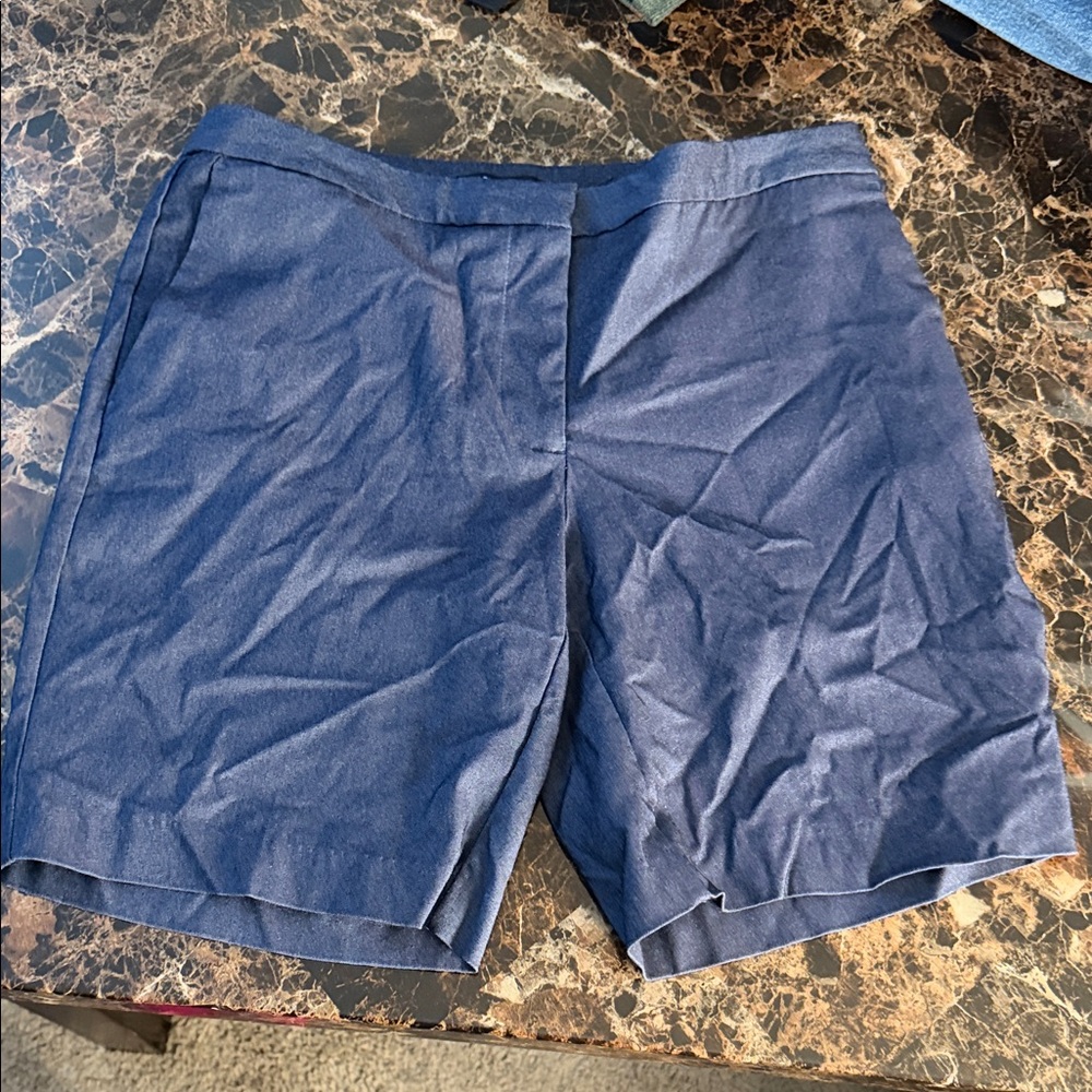 Mario Serrani Blue Cargo Shorts